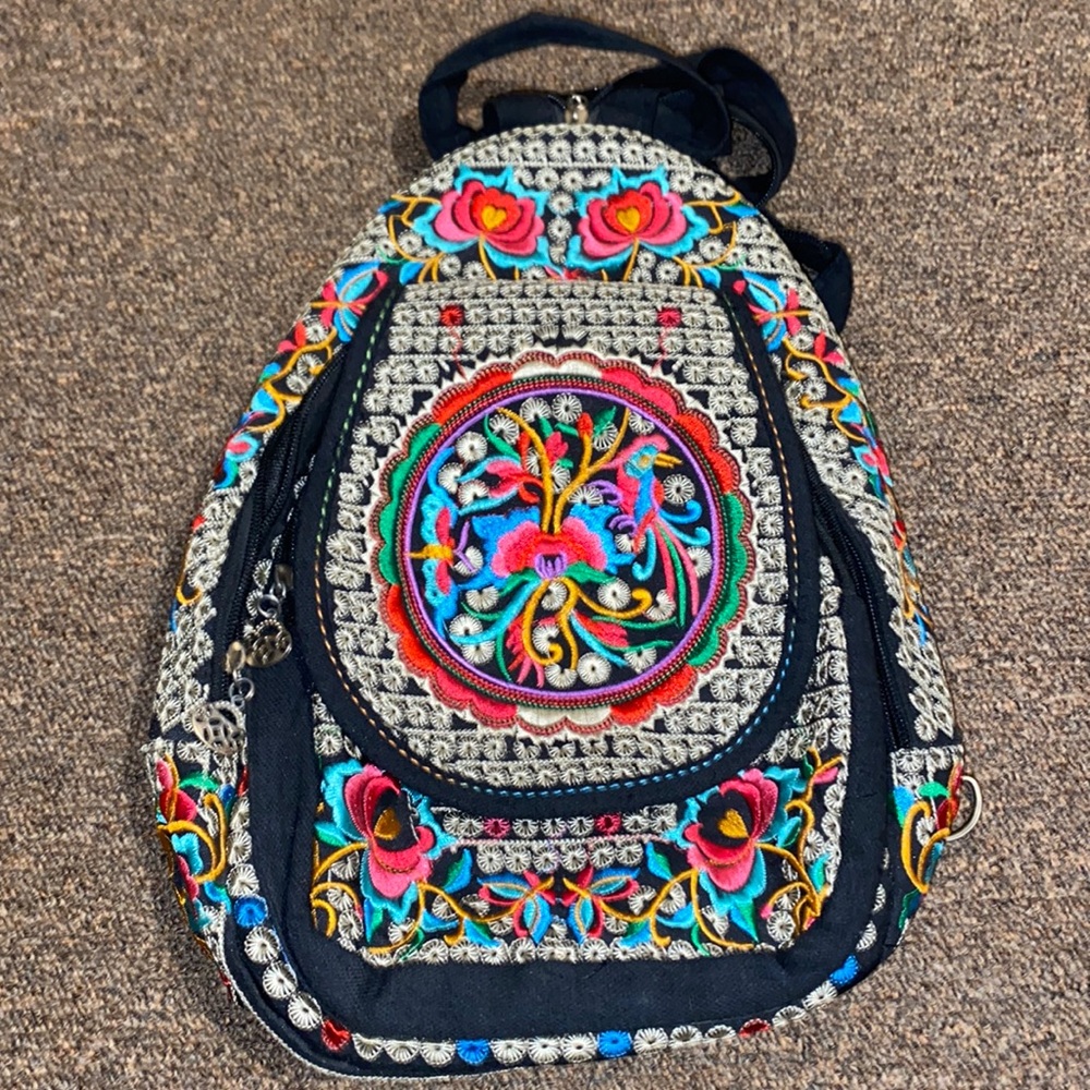 Mexican artesian backpack